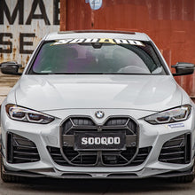 SOOQOO Carbon Front Splitter voor BMW 4 Serie Gran Coupe G26