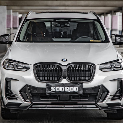 SOOQOO Carbon Front Splitter voor BMW iX3 G08