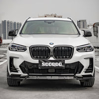 SOOQOO Carbon Front Splitter voor BMW iX3 G08