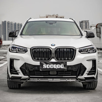SOOQOO Carbon Front Splitter voor BMW iX3 G08