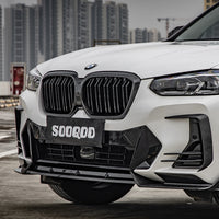 SOOQOO Carbon Front Splitter voor BMW iX3 G08