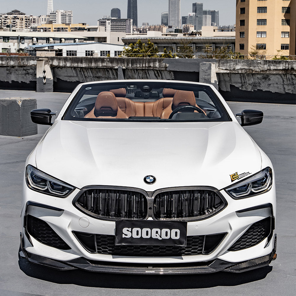 SOOQOO Carbon Vents voor BMW 8 Serie Cabrio / 8 Serie Coupe / 8 Serie Gran Coupe G14, G15, G16 (voorbumper)