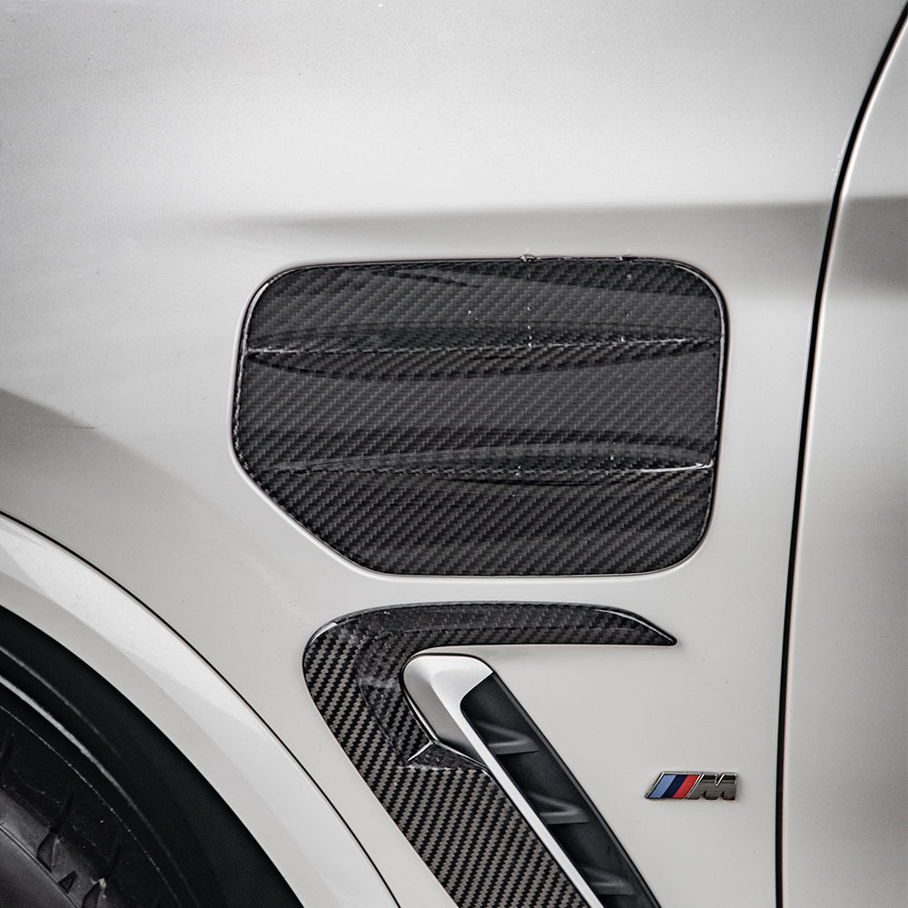 SOOQOO Carbon Cover voor BMW iX3 G08 (laadklep)