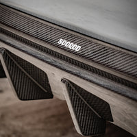 SOOQOO Carbon Diffuser voor BMW X3 M F97 (LCI)