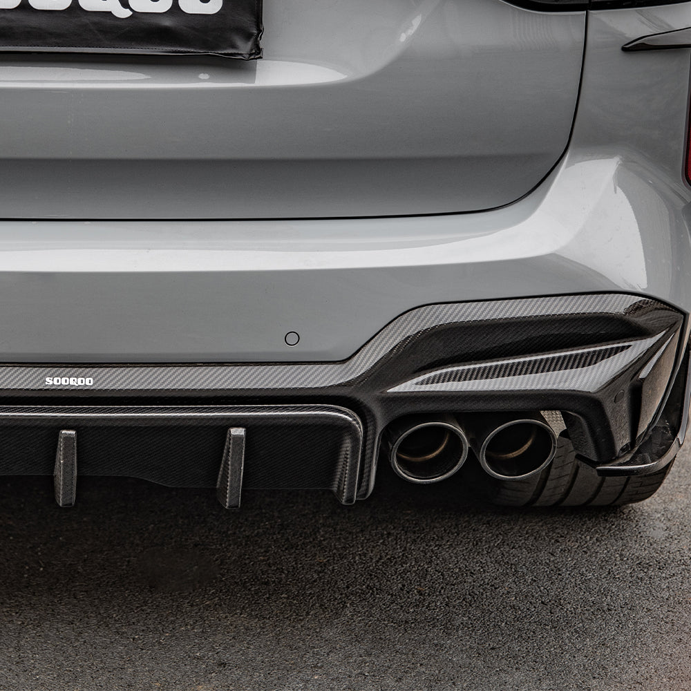 SOOQOO Carbon Diffuser voor BMW X3 M F97 (LCI)