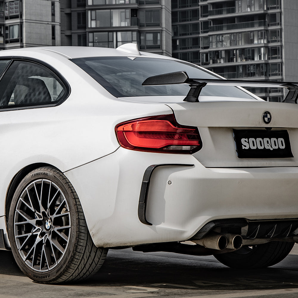 SOOQOO Carbon Vents voor BMW M2 F87 (achterbumper)