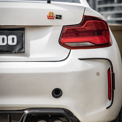 SOOQOO Carbon Vents voor BMW M2 F87 (achterbumper)