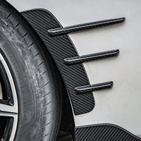 SOOQOO Carbon Wielkast Trims voor BMW 4 Serie / 4 Serie Cabrio G22, G23 (achter)