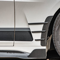 SOOQOO Carbon Wielkast Trims voor BMW 4 Serie / 4 Serie Cabrio G22, G23 (achter)