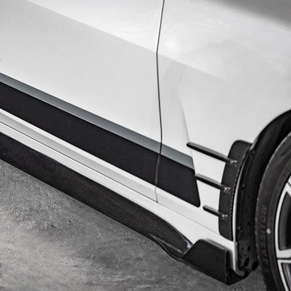 SOOQOO Carbon Wielkast Trims voor BMW 4 Serie / 4 Serie Cabrio G22, G23 (achter)