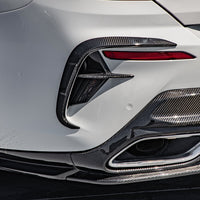 SOOQOO Carbon Vents voor BMW 8 Serie Cabrio / 8 Serie Coupe / 8 Serie Gran Coupe G14, G15, G16 (achterbumper)