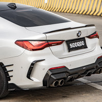 SOOQOO Carbon Vents voor BMW 4 Serie / 4 Serie Cabrio G22, G23 (achterbumper)