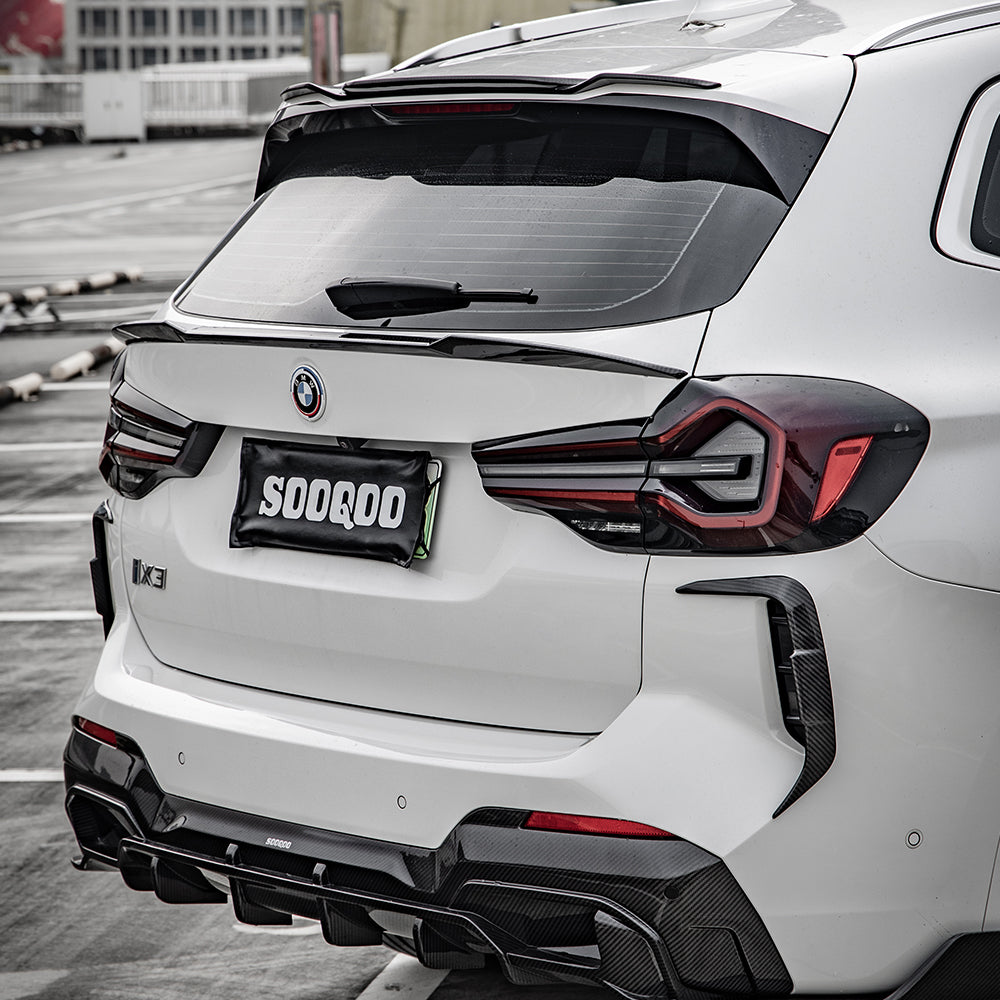 SOOQOO Carbon Vents voor BMW iX3 G08 (achterbumper)