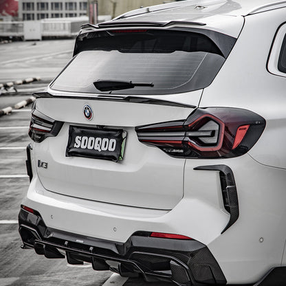 SOOQOO Carbon Vents voor BMW iX3 G08 (achterbumper)