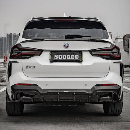 SOOQOO Carbon Vents voor BMW iX3 G08 (achterbumper)