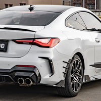 SOOQOO Carbon Wielkast Trims voor BMW 4 Serie / 4 Serie Cabrio G22, G23 (voor)