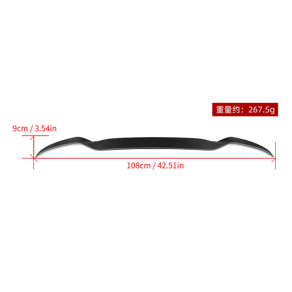SOOQOO Carbon Spoiler voor BMW X3 M F97 (dakspoiler)