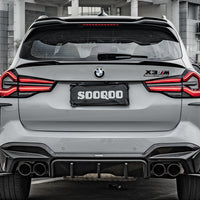 SOOQOO Carbon Spoiler voor BMW X3 M F97 (dakspoiler)