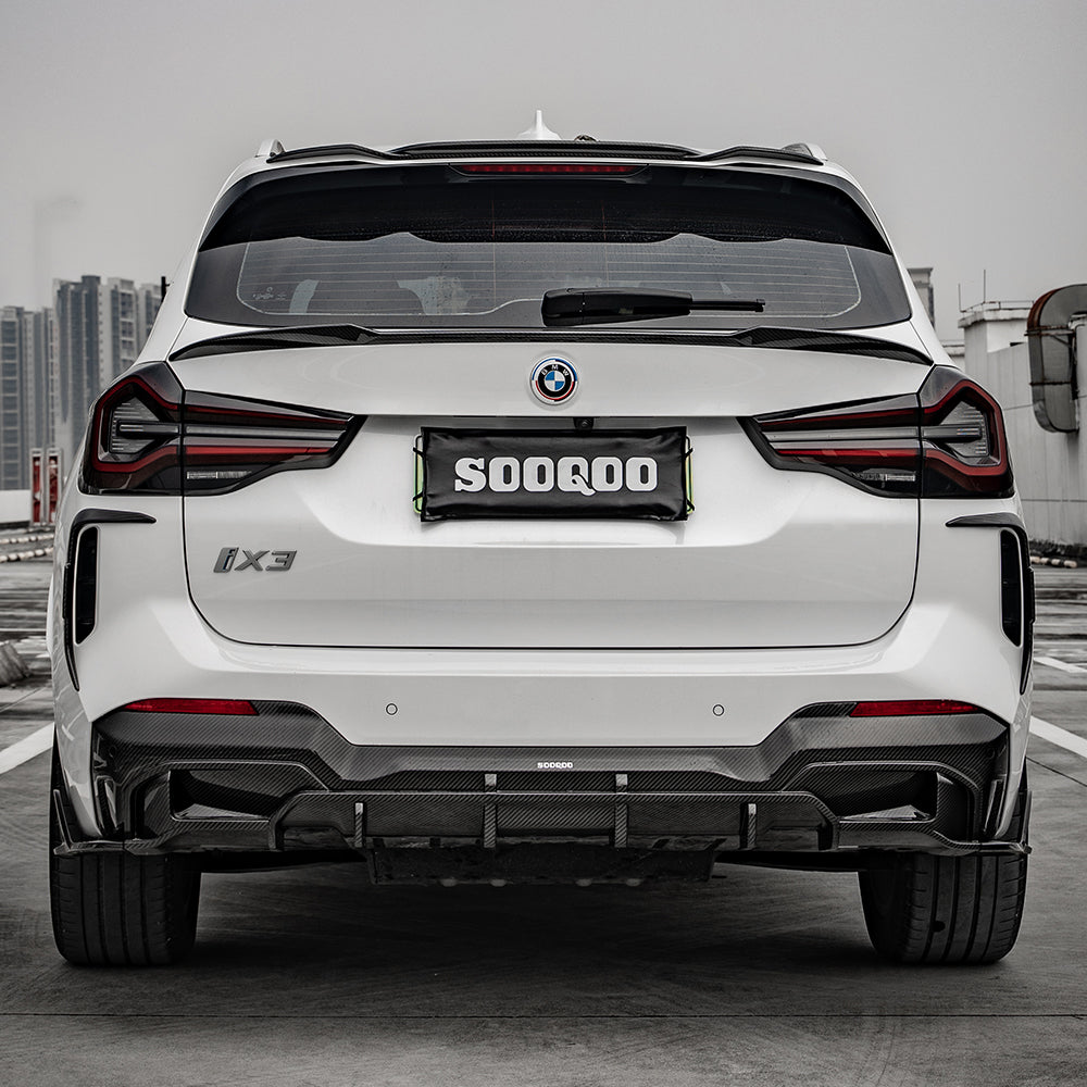 SOOQOO Carbon Spoiler voor BMW X3 / iX3 G01, G08 (dakspoiler)