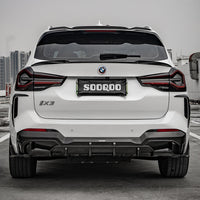 SOOQOO Carbon Spoiler voor BMW X3 / iX3 G01, G08 (dakspoiler)