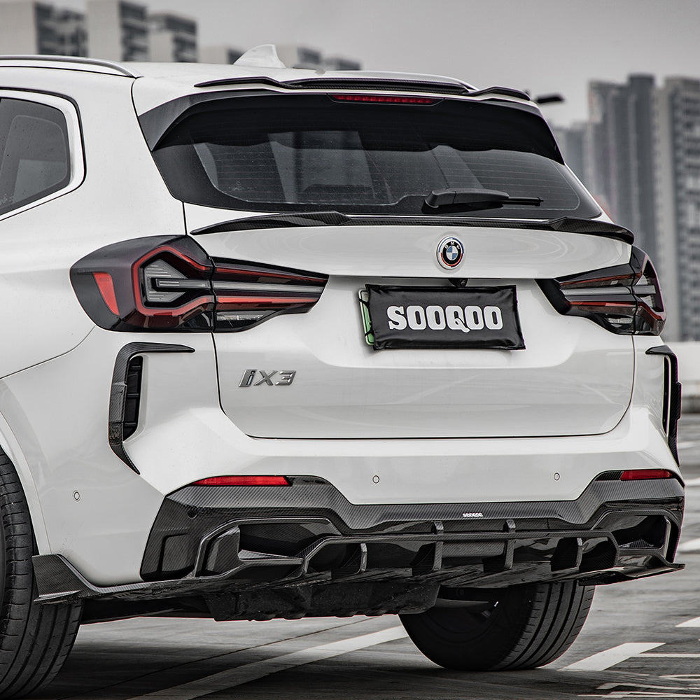 SOOQOO Carbon Spoiler voor BMW X3 / iX3 G01, G08 (dakspoiler)