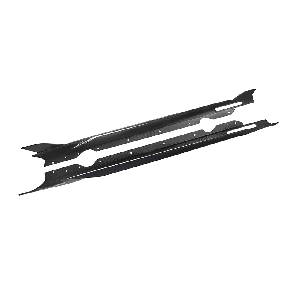 SOOQOO Carbon Side Skirts voor BMW 4 Serie / 4 Serie Cabrio G22, G23