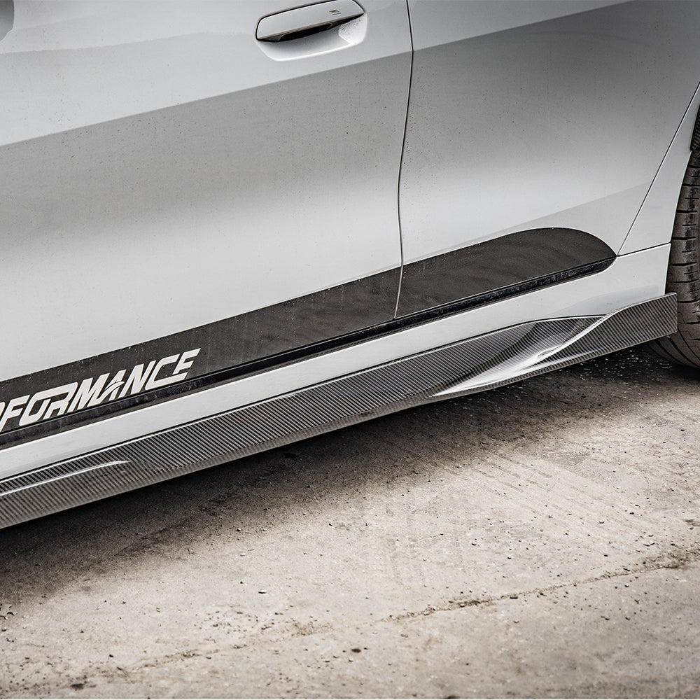 SOOQOO Carbon Side Skirts voor BMW 4 Serie Gran Coupe G26