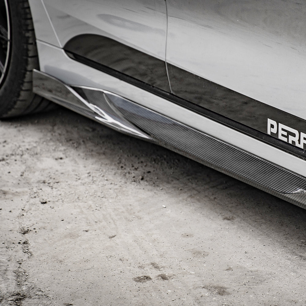 SOOQOO Carbon Side Skirts voor BMW 4 Serie Gran Coupe G26