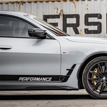 SOOQOO Carbon Side Skirts voor BMW 4 Serie Gran Coupe G26