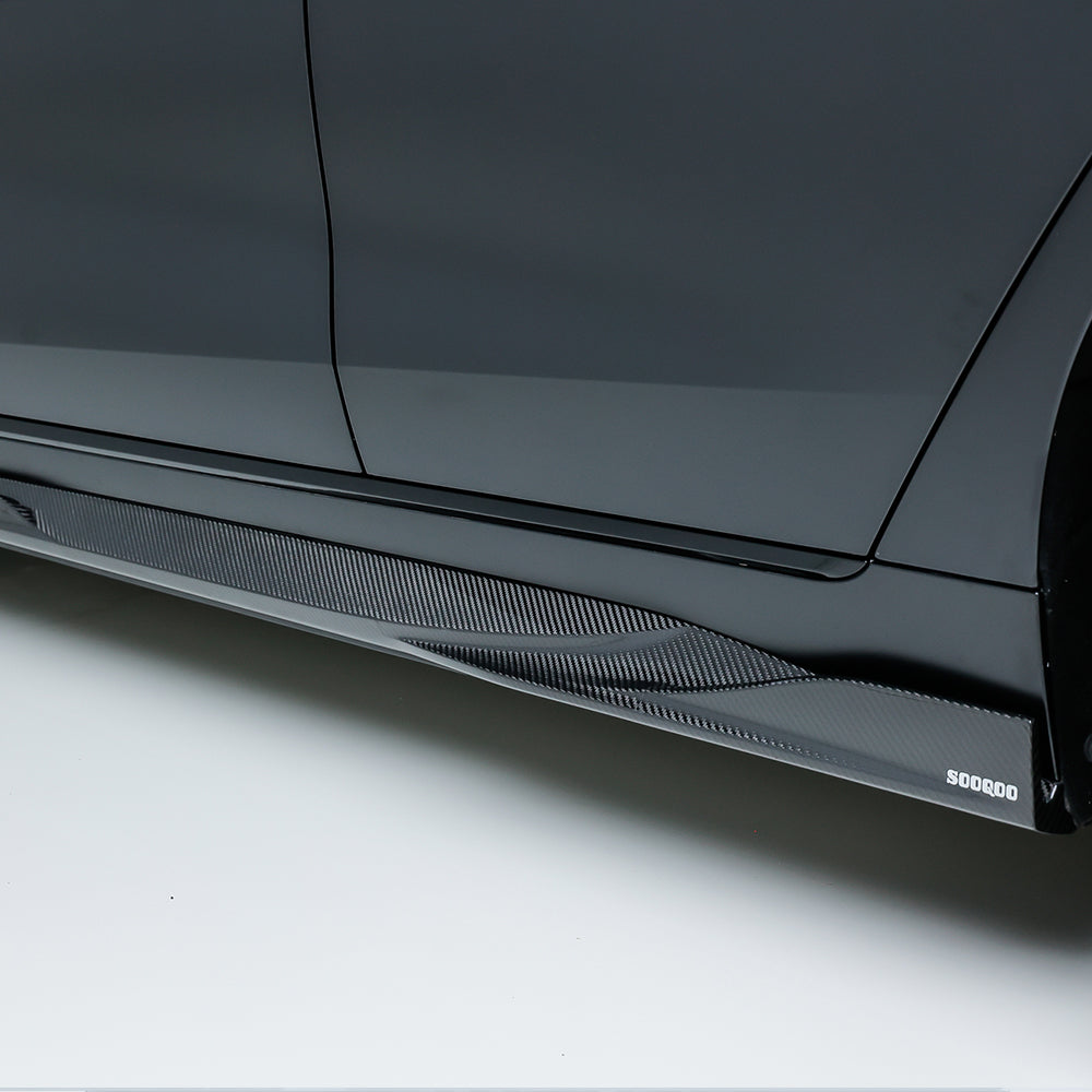 SOOQOO Carbon Side Skirts voor BMW i4 G26