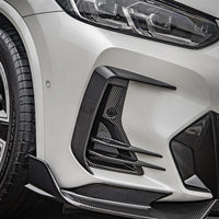 SOOQOO Carbon Vents voor BMW X3 / X4 / iX3 G01, G02, G08 (LCI, voorbumper)
