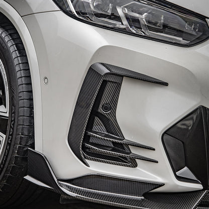 SOOQOO Carbon Vents voor BMW X3 / X4 / iX3 G01, G02, G08 (LCI, voorbumper)