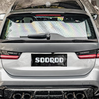 SOOQOO Carbon Spoiler voor BMW 3 Serie Touring / M3 Touring G21, G81 (kofferbakspoiler)