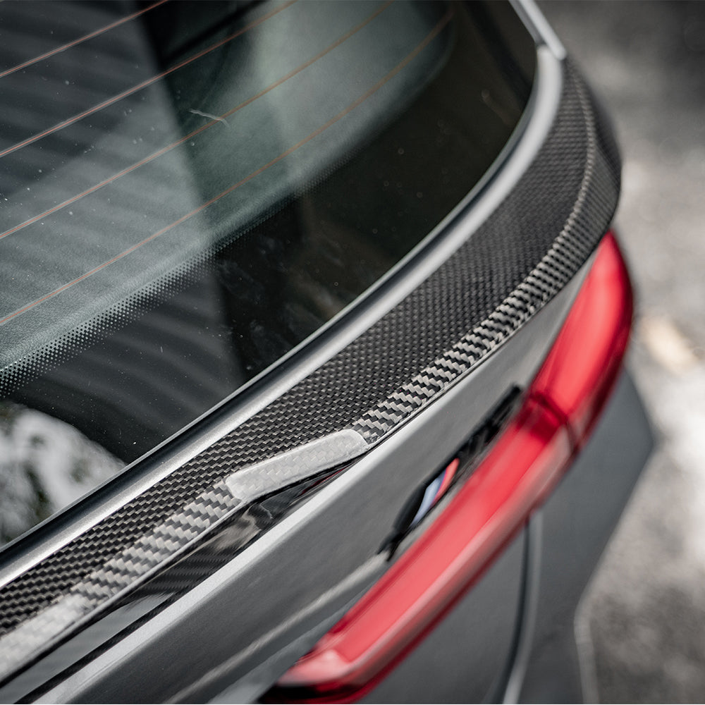 SOOQOO Carbon Spoiler voor BMW 3 Serie Touring / M3 Touring G21, G81 (kofferbakspoiler)
