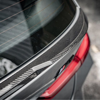 SOOQOO Carbon Spoiler voor BMW 3 Serie Touring / M3 Touring G21, G81 (kofferbakspoiler)
