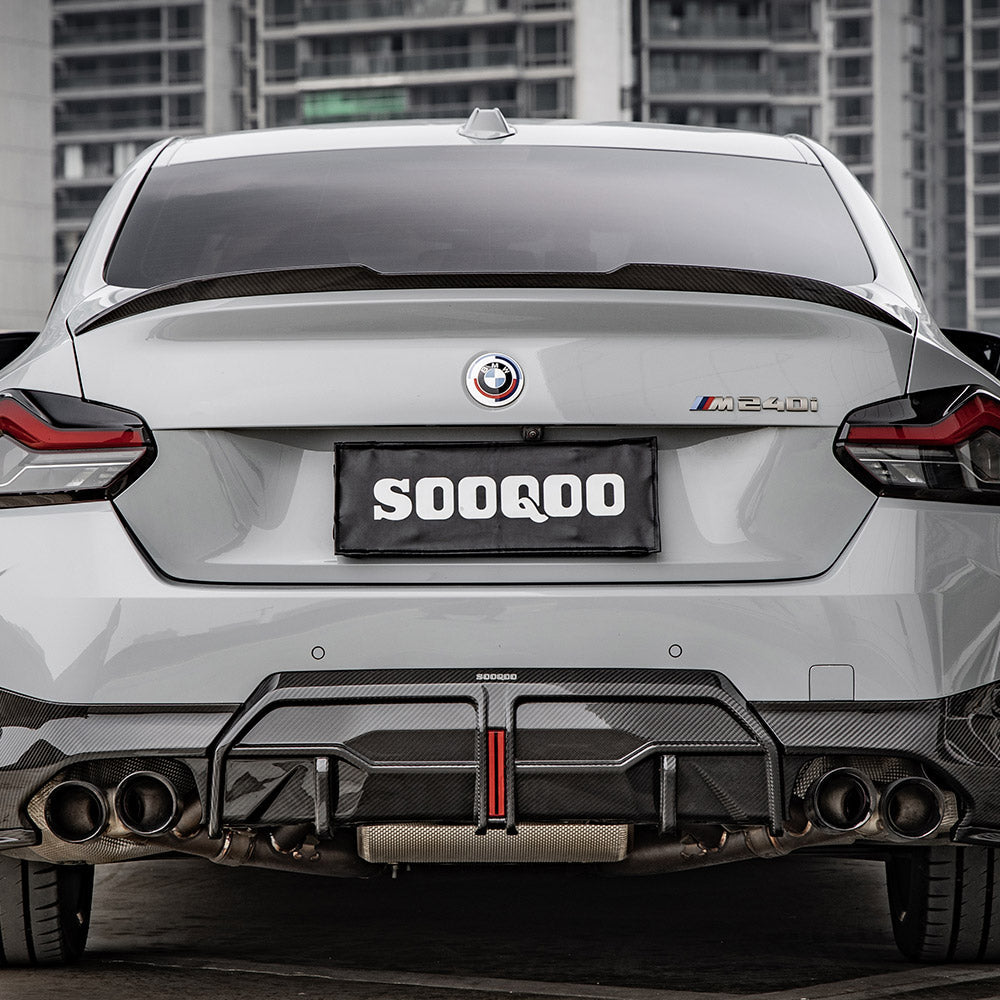 SOOQOO Carbon Spoiler voor BMW 2 Serie / M2 G42, G87 (kofferbakspoiler)
