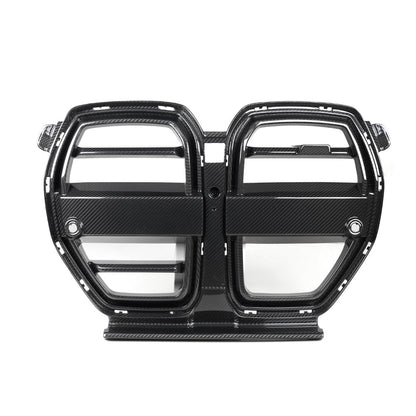 SOOQOO V2 Carbon Grille voor BMW M3 / M3 Touring / M4 / M4 Cabrio G80, G81, G82, G83 (met ACC)