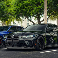 SOOQOO V2 Carbon Grille voor BMW M3 / M3 Touring / M4 / M4 Cabrio G80, G81, G82, G83 (met ACC)
