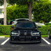 SOOQOO V2 Carbon Grille voor BMW M3 / M3 Touring / M4 / M4 Cabrio G80, G81, G82, G83 (met ACC)