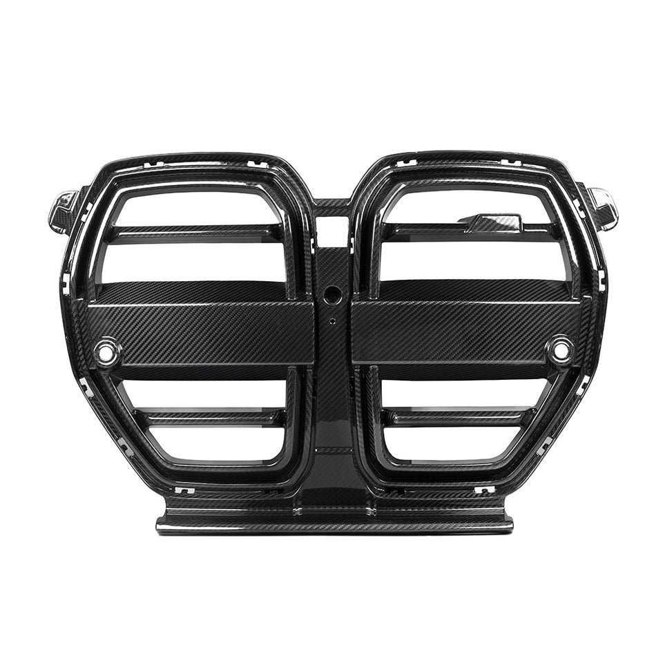 SOOQOO V2 Carbon Grille voor BMW M3 / M3 Touring / M4 / M4 Cabrio G80, G81, G82, G83