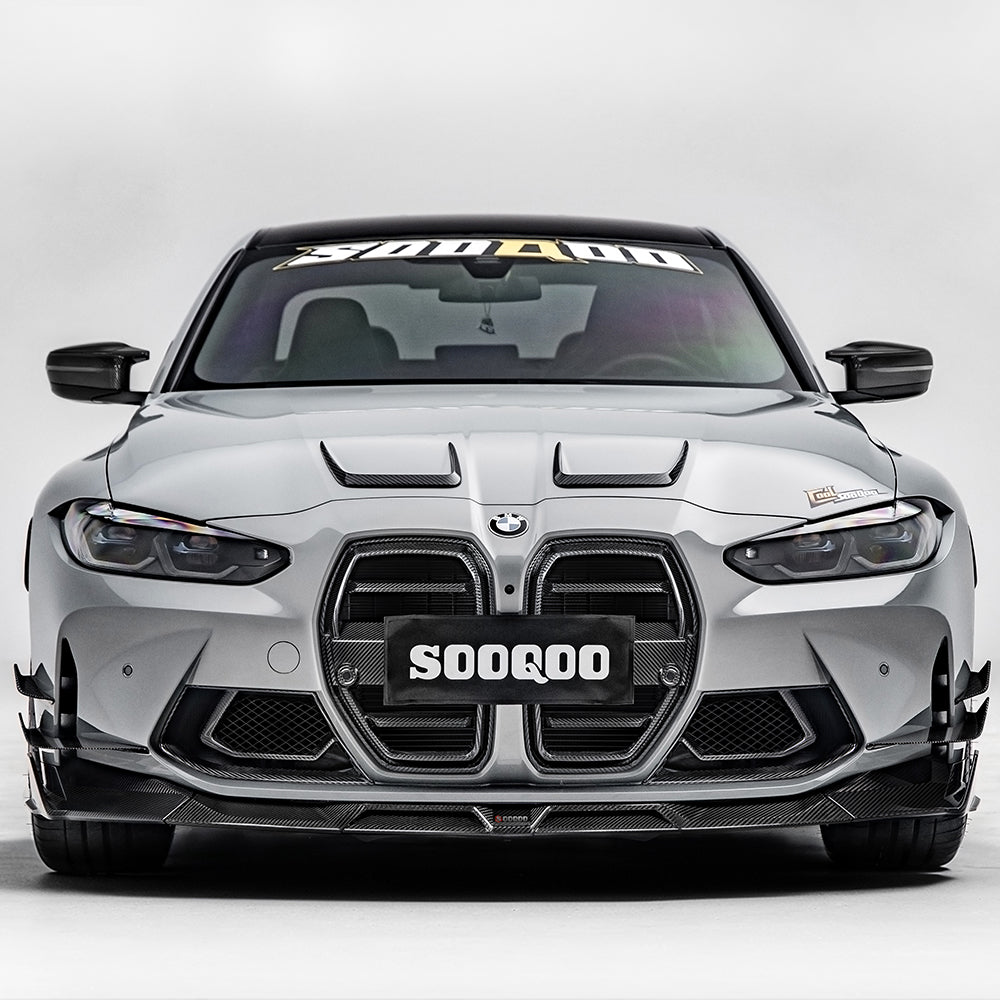 SOOQOO V2 Carbon Grille voor BMW M3 / M3 Touring / M4 / M4 Cabrio G80, G81, G82, G83