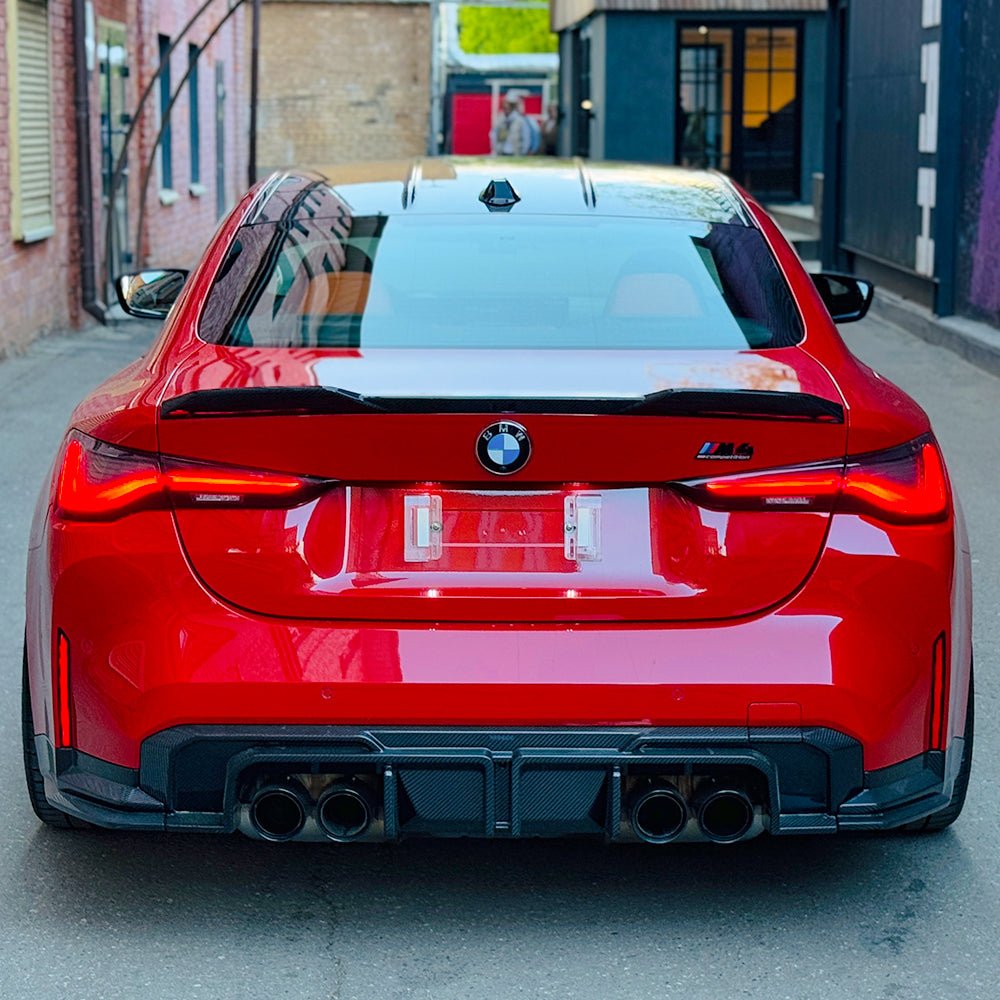 SOOQOO V1 Carbon Diffuser voor BMW M4 / M4 Cabrio G82, G83