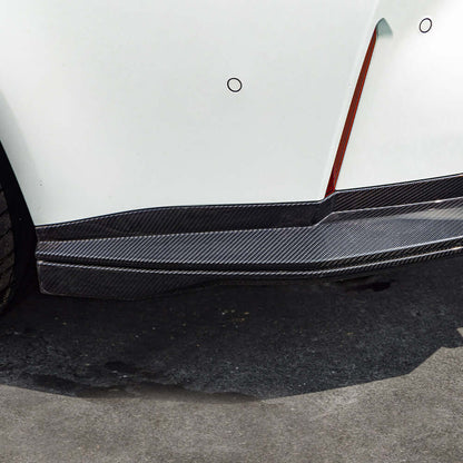 SOOQOO V2 Carbon Diffuser voor BMW M3 / M3 Touring G80, G81 (met remlicht)