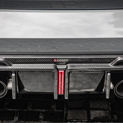 SOOQOO V1 Carbon Diffuser voor BMW M3 / M3 Touring G80, G81 (met remlicht)