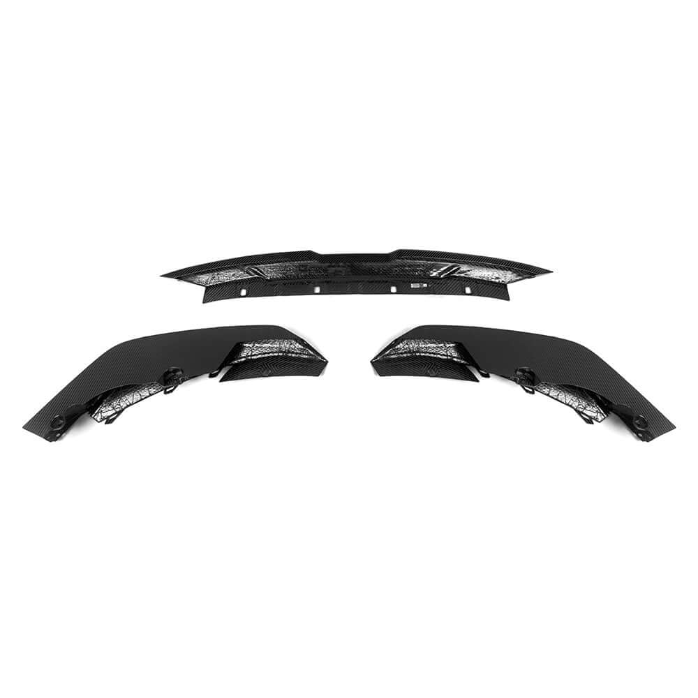 SOOQOO V2 Carbon Front Splitter voor BMW M3 / M3 Touring / M4 / M4 Cabrio G80, G81, G82, G83