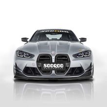 SOOQOO V2 Carbon Front Splitter voor BMW M3 / M3 Touring / M4 / M4 Cabrio G80, G81, G82, G83