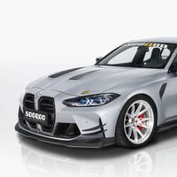 SOOQOO V2 Carbon Front Splitter voor BMW M3 / M3 Touring / M4 / M4 Cabrio G80, G81, G82, G83