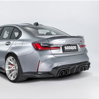 SOOQOO V2 Carbon Diffuser voor BMW M3 / M3 Touring G80, G81