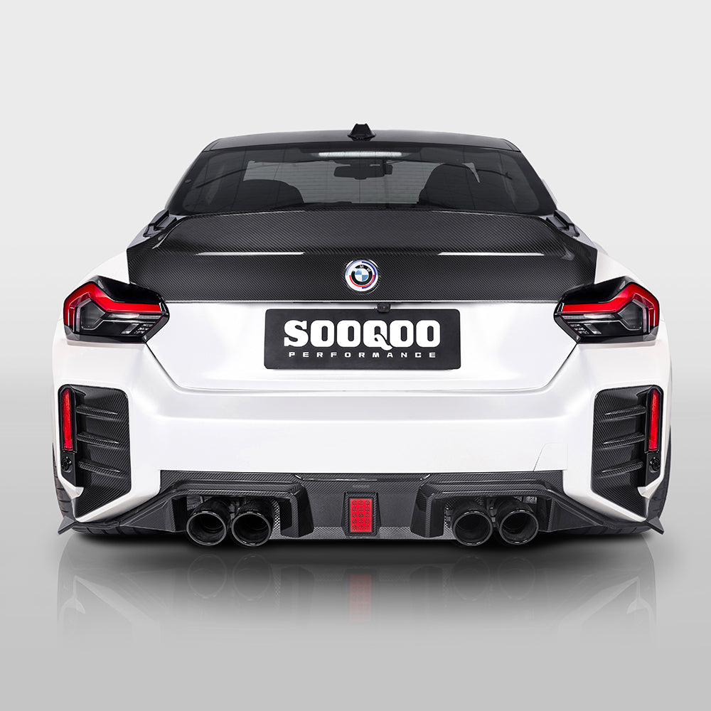 SOOQOO V3 Carbon Diffuser voor BMW M2 G87