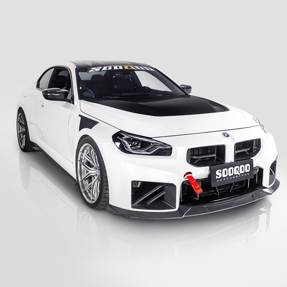 SOOQOO V3 Carbon Front Splitter voor BMW M2 G87